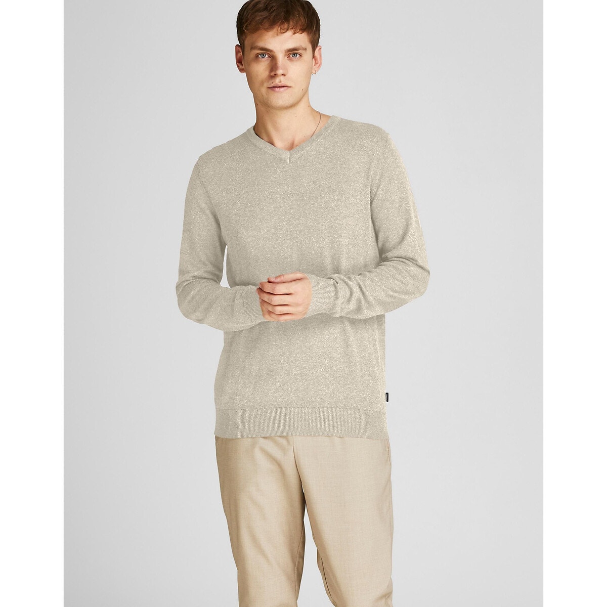 La redoute pull deals homme col v