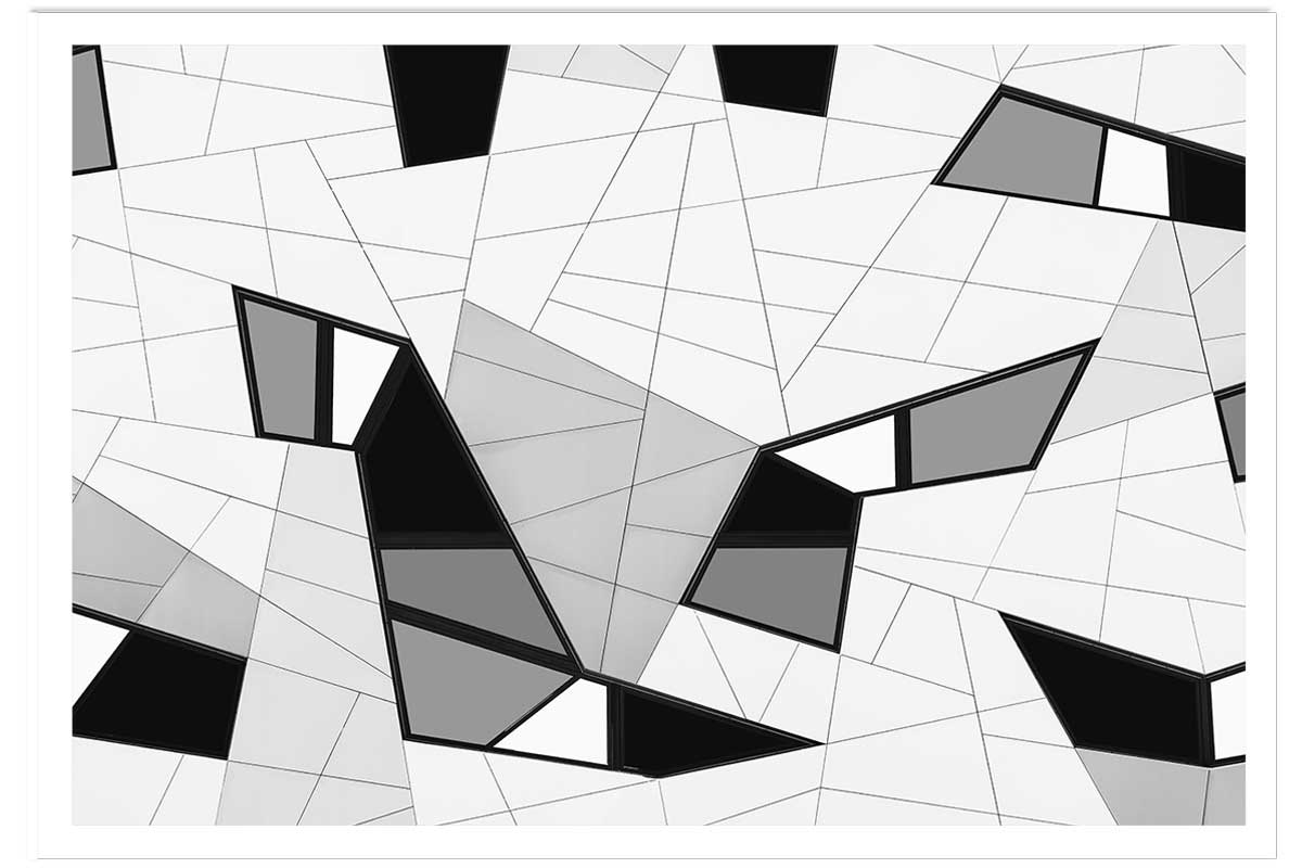 Affiche design detail puzzle, HEXOA