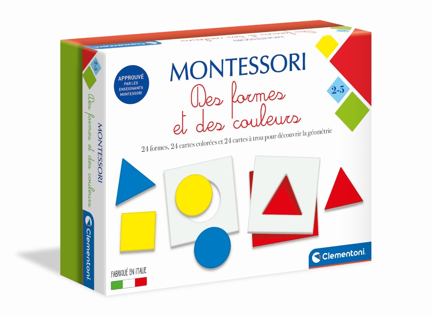 Les formes et les couleurs - montessori, CLEMENTONI