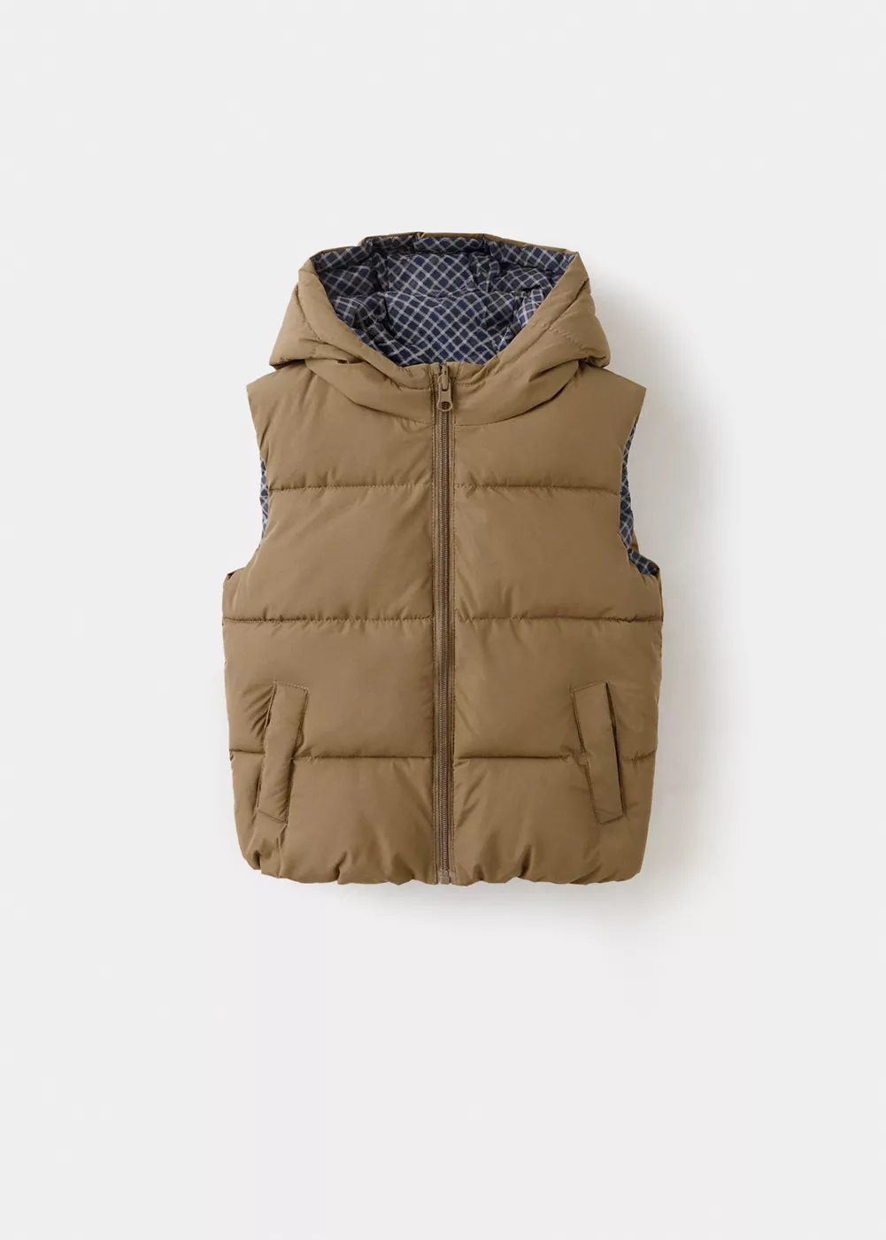 Gilet réversible à capuche, MANGO BABY