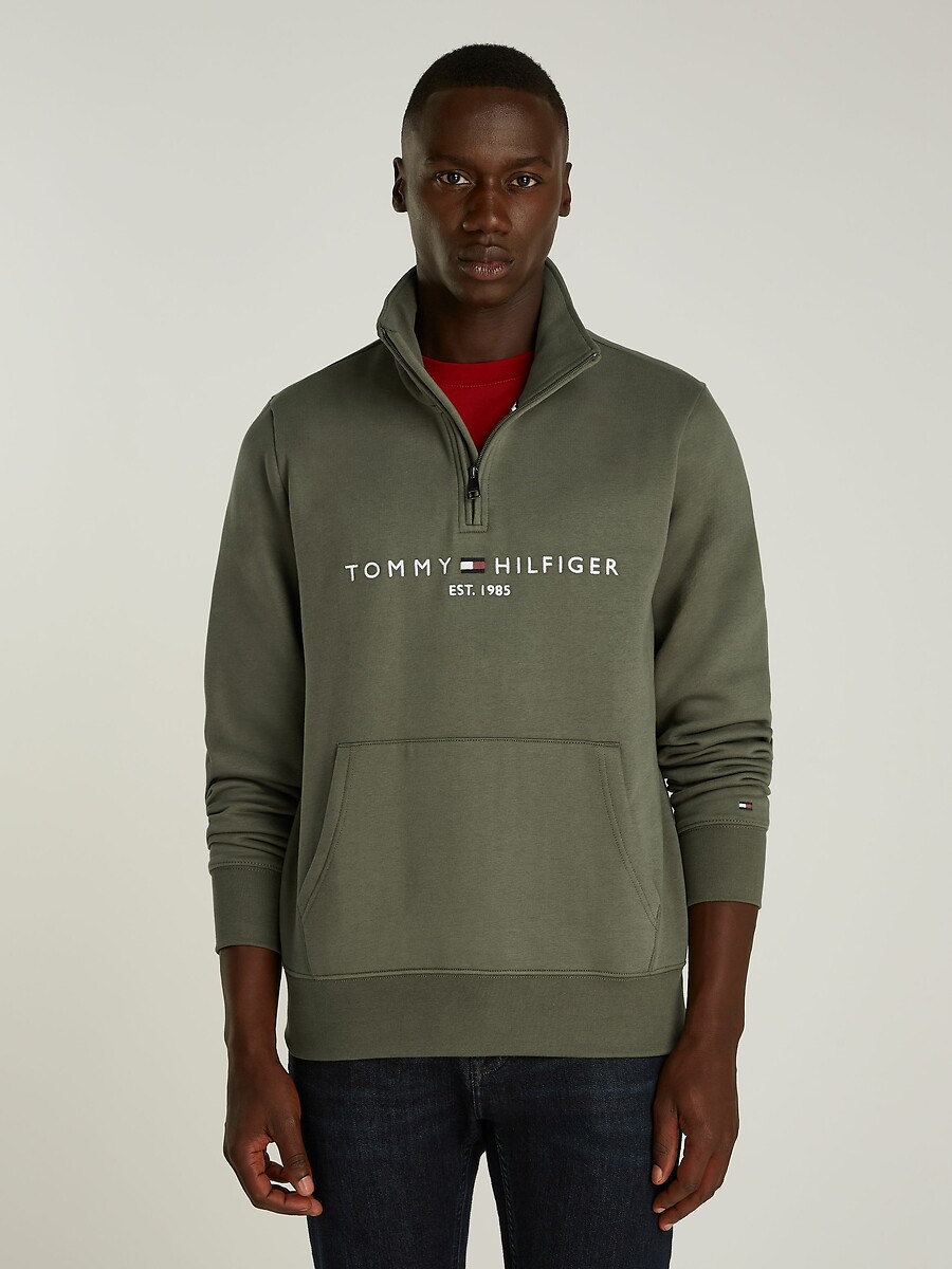 Hilfiger logo sweatshirt best sale