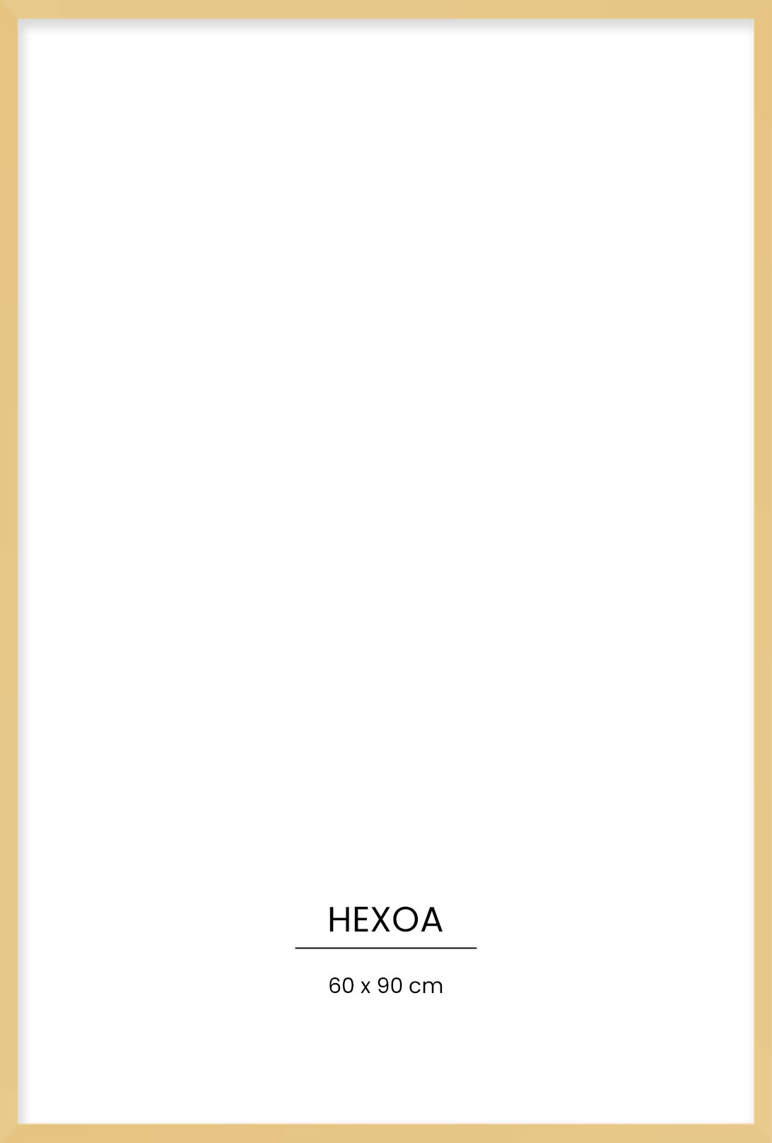 Cadre métal Or 60x90cm, HEXOA
