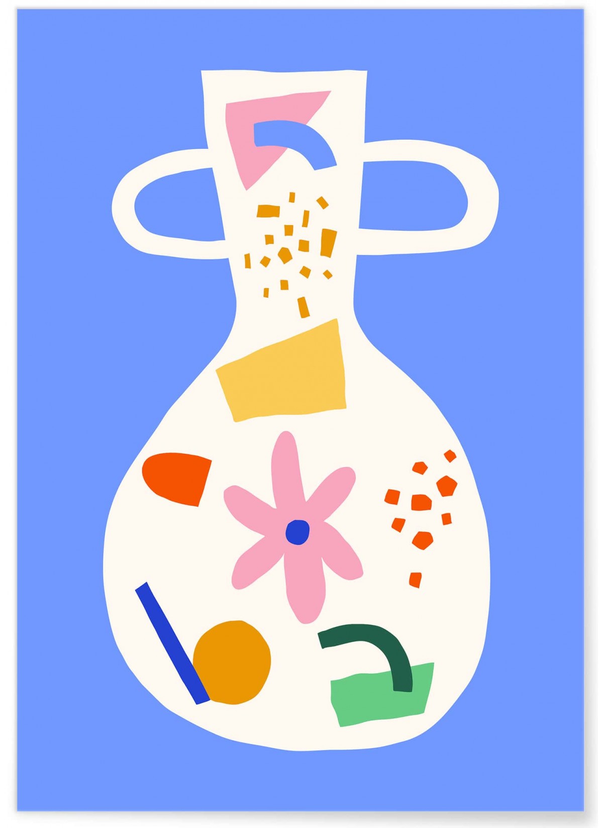 Affiche Le vase de couleurs, L'AFFICHERIE