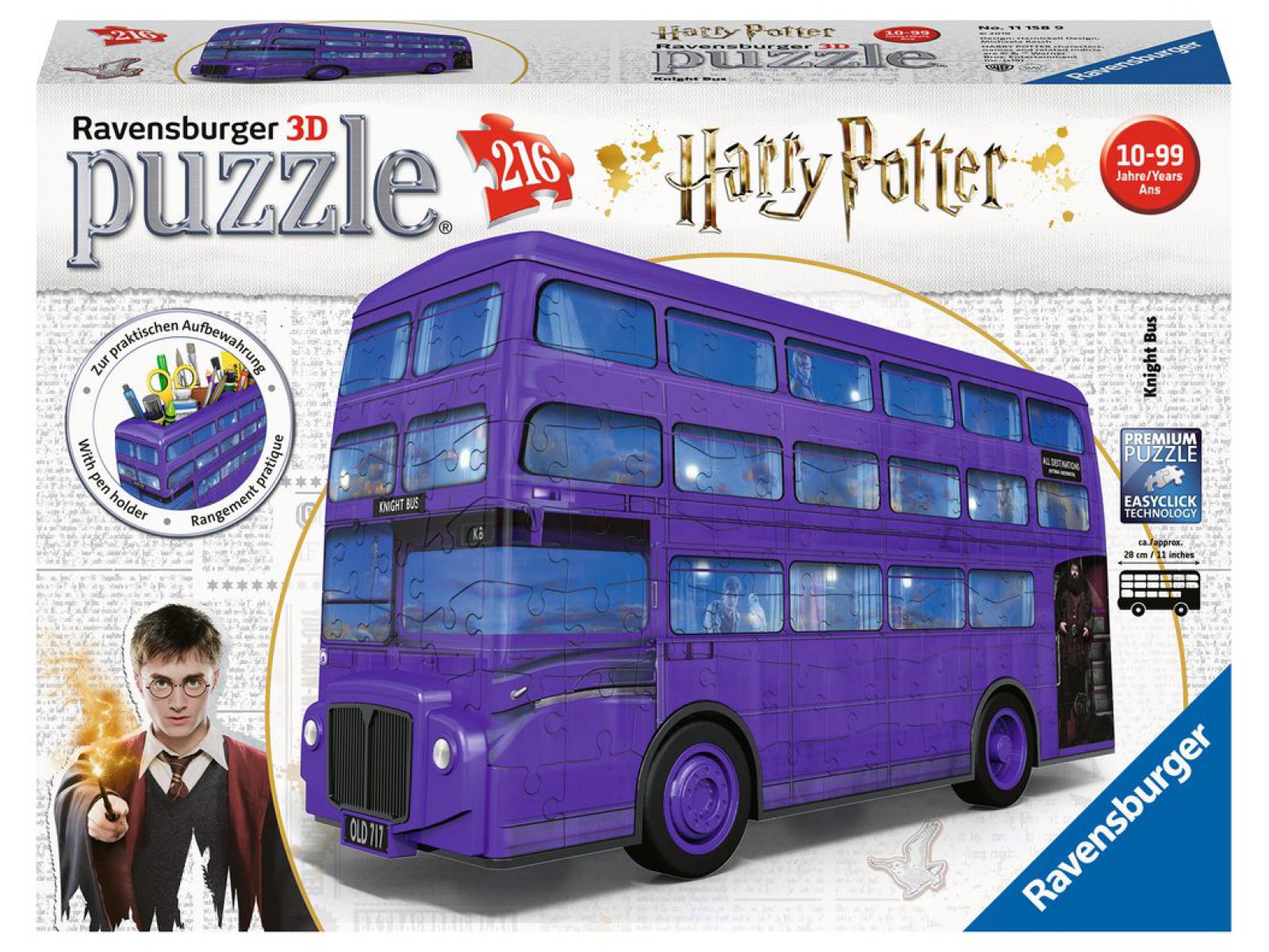 Puzzle 3D Magicobus / Harry Potter, RAVENSBURGER