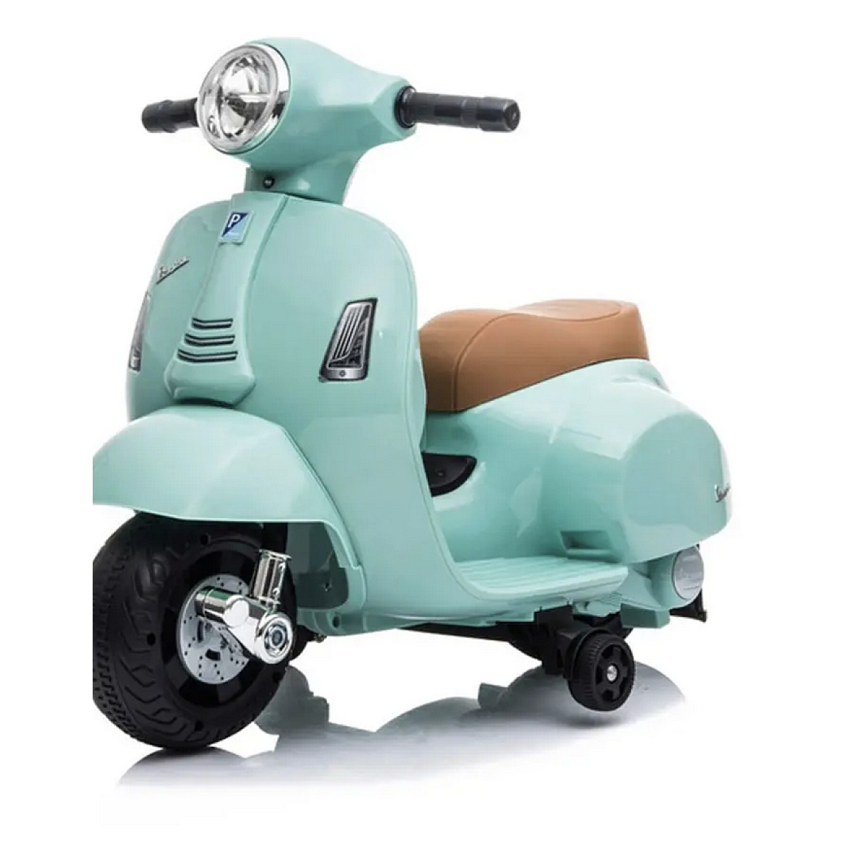 Mini vespa porteur couleur vert d'eau, MGM