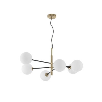 Suspensions VITRA Or Satiné & Opale Blanc LED G9 6x5 W BOUTICA-DESIGN
