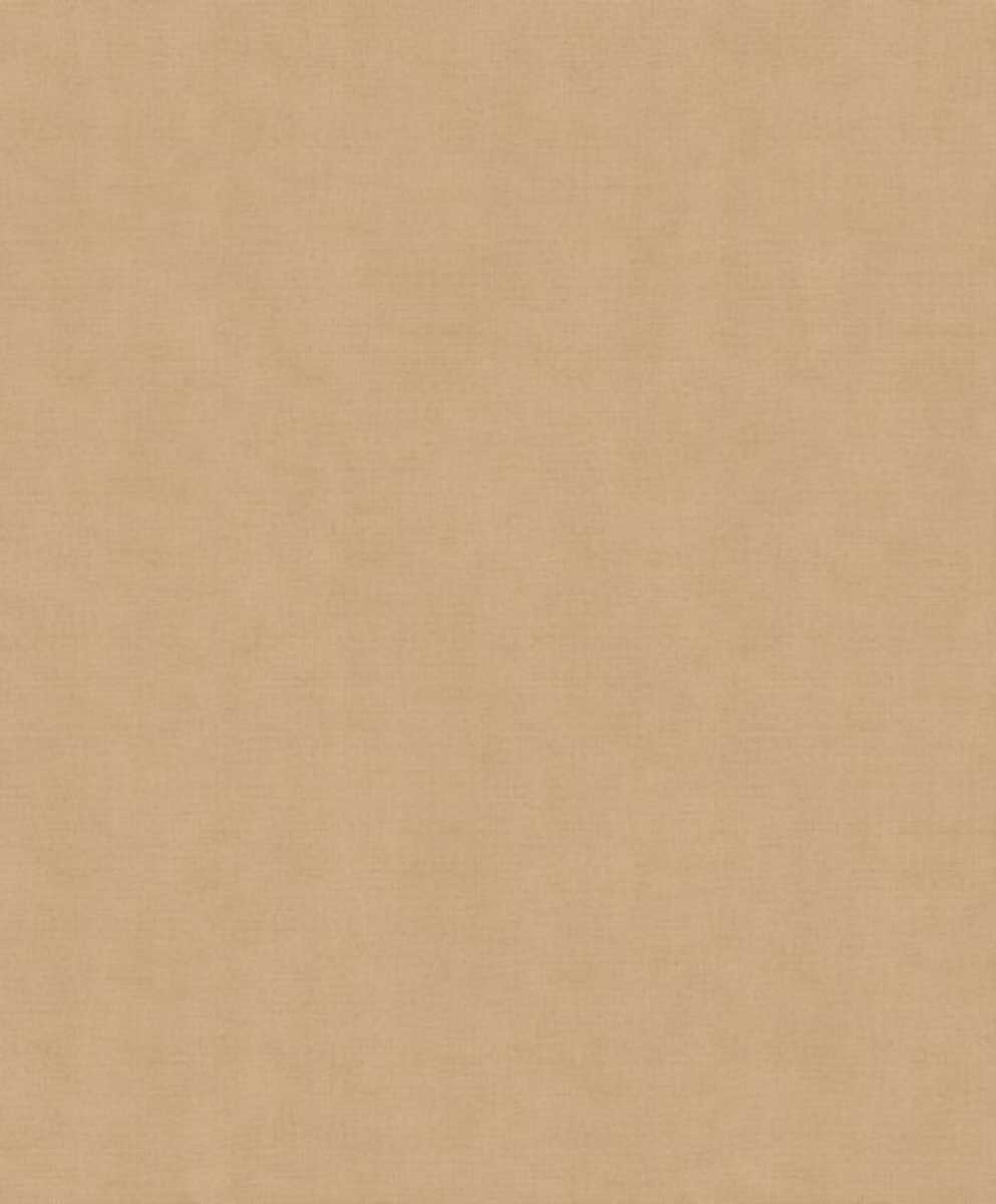 Papier peint uni effet toile lin caramel doré, HEXOA