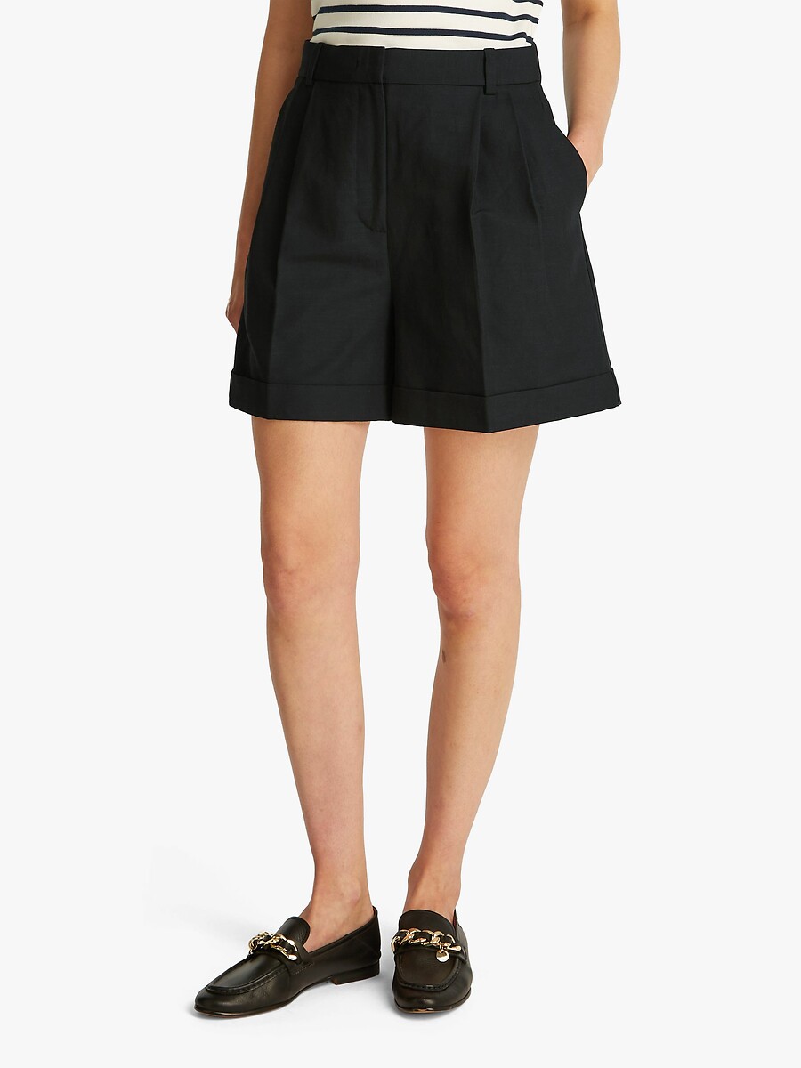 Bermuda en lin mélangé stretch, TOMMY HILFIGER