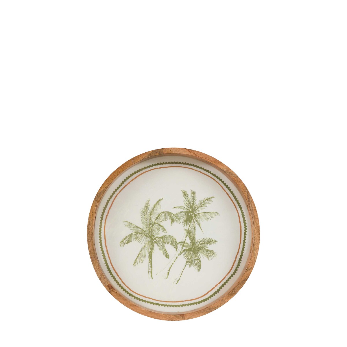 Palm Wooden Round Serving Tray, ÉDITÉ