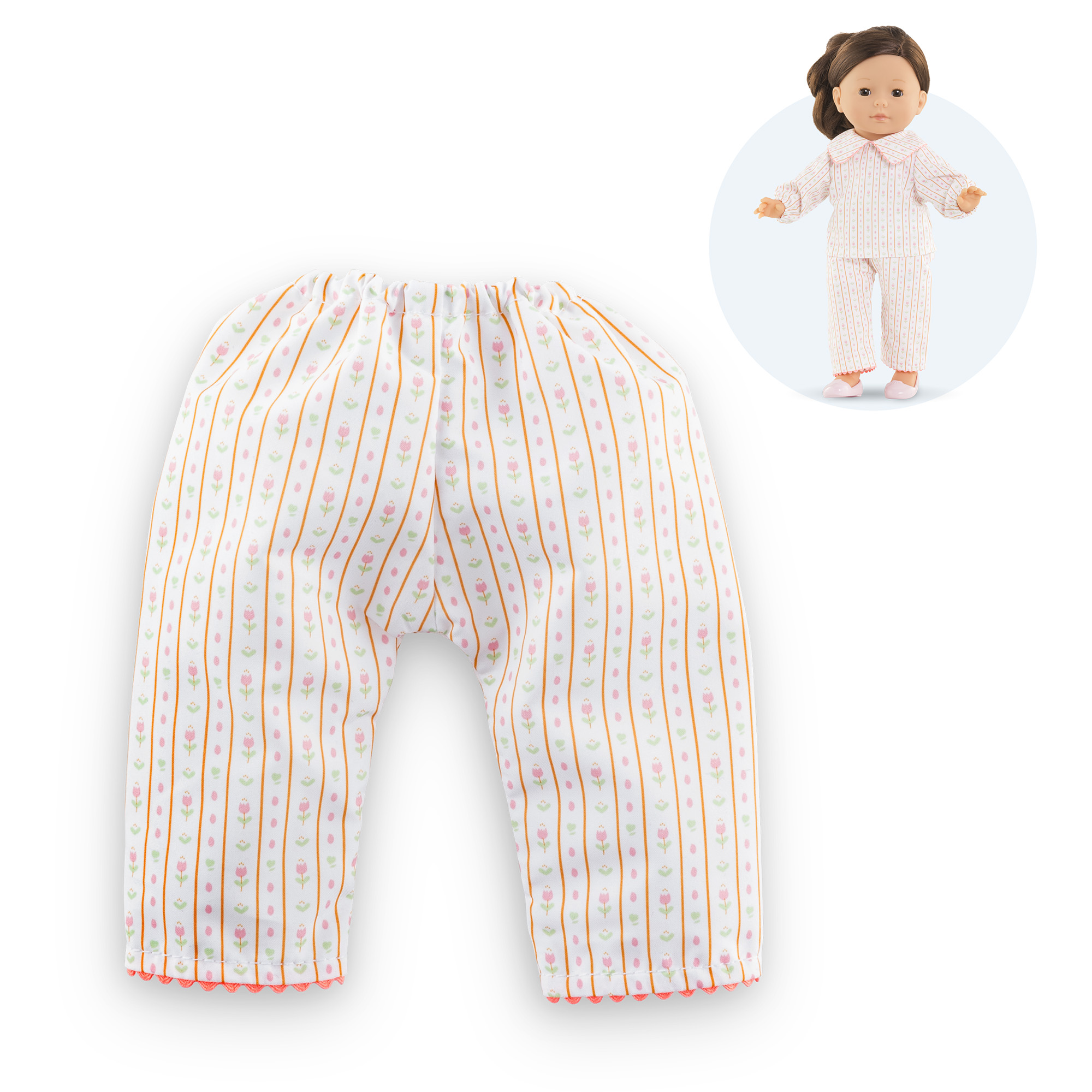 Pantalon Large Tulipes pour poupée ma Corolle, COROLLE