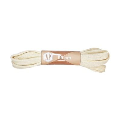 Paire de lacet plat beige clair 90 cm coloris unique Accessoire