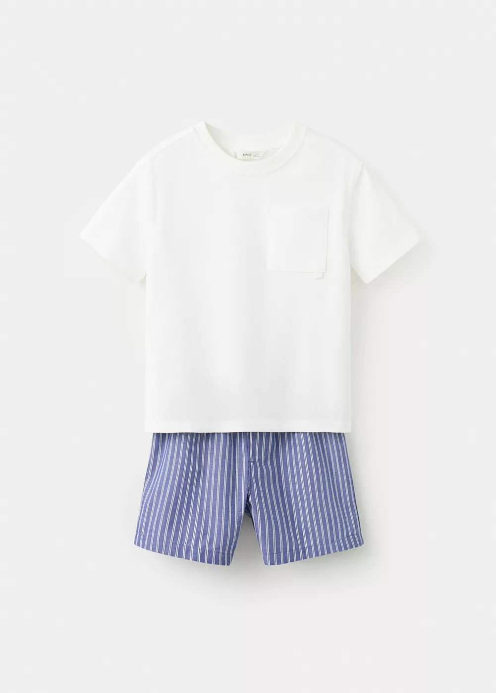 Pyjama court rayures, MANGO BABY