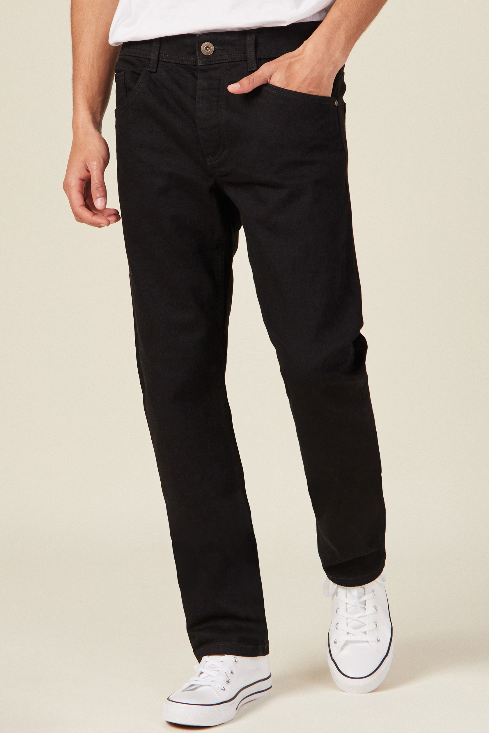 Jeans straight longueur 32, BONOBO