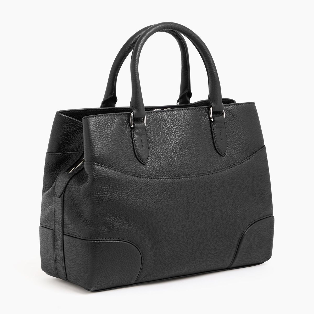 Romy medium smooth grained leather handbag – Le Tanneur