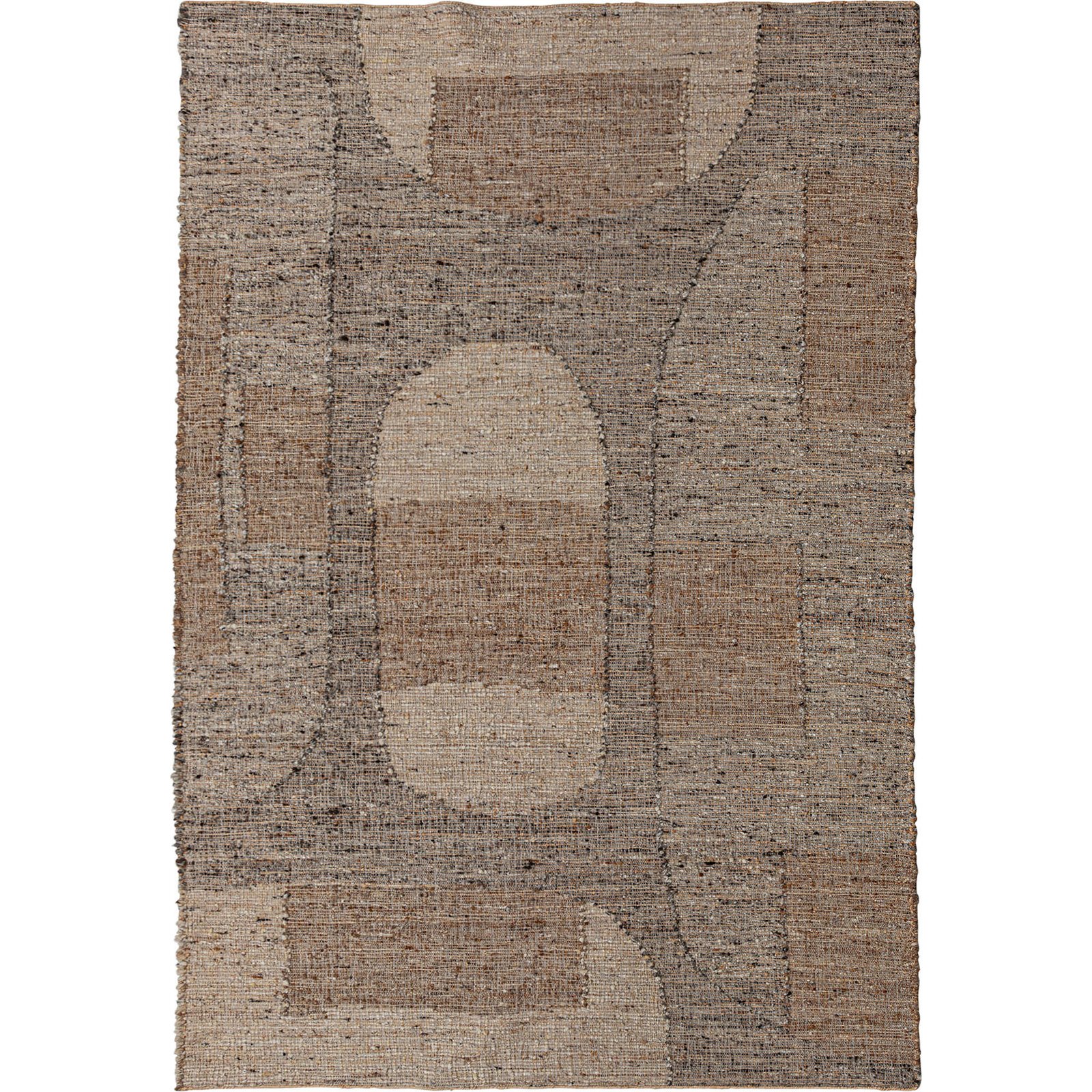 Tapis en laine, Jute et coton fait main, RECOLLECTION