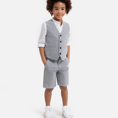 Cotton 3-Piece Smart Outfit, 3-12 Years LA REDOUTE COLLECTIONS