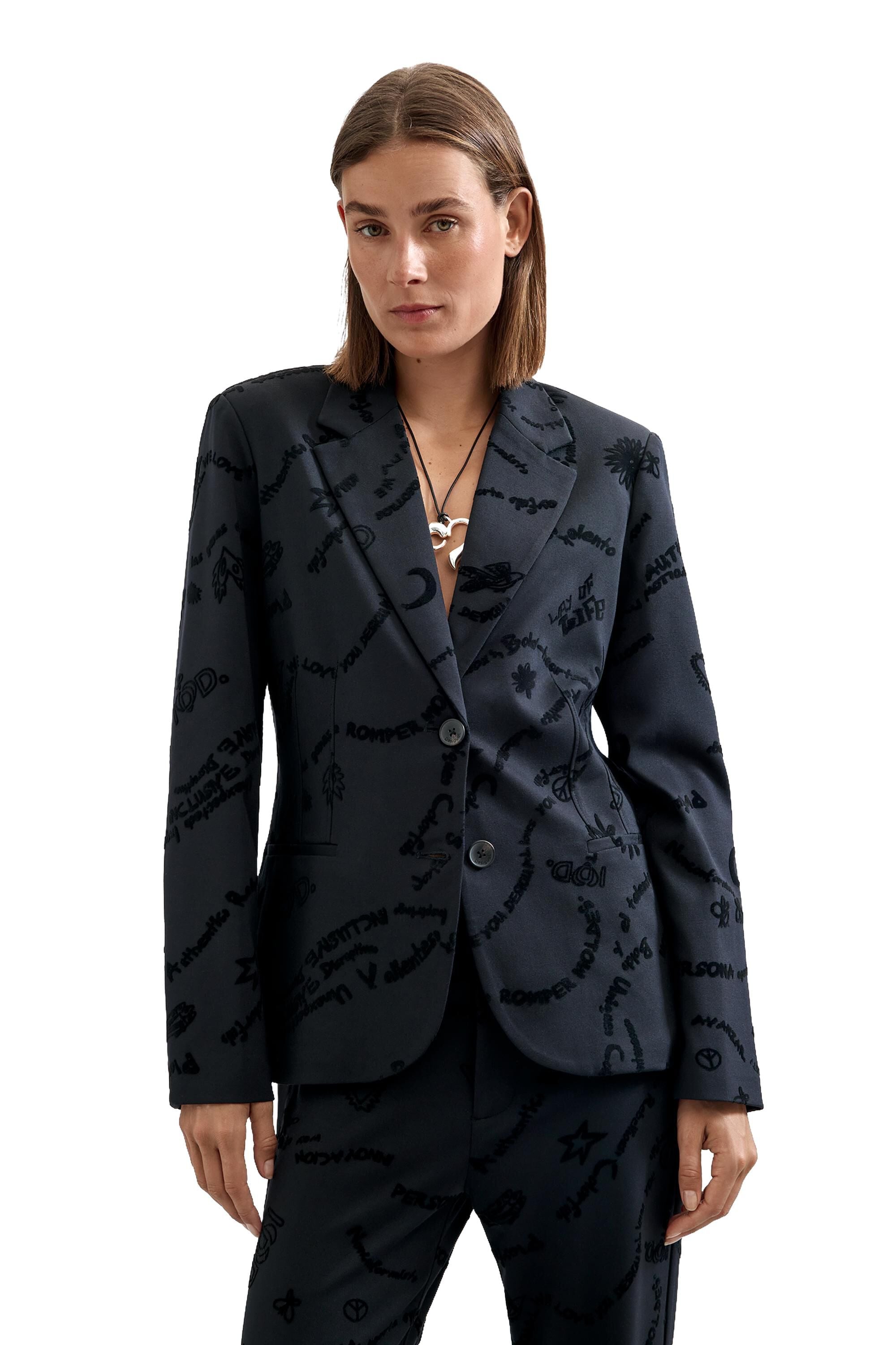 Veste de costume floquée, DESIGUAL