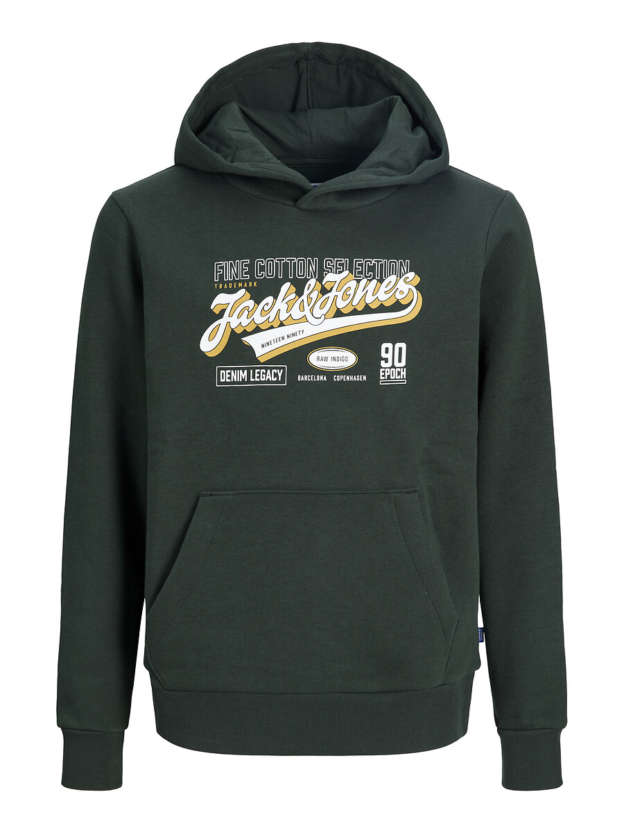Sweat à capuche en molleton, JACK & JONES JUNIOR