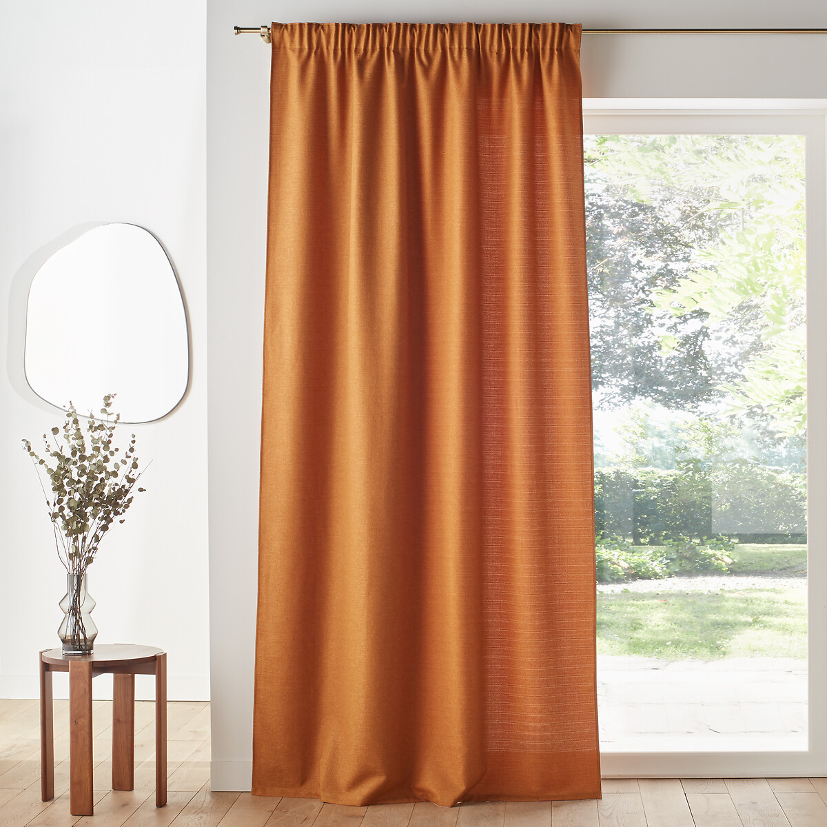 Select Recycled Polyester Gathered Braid Curtain