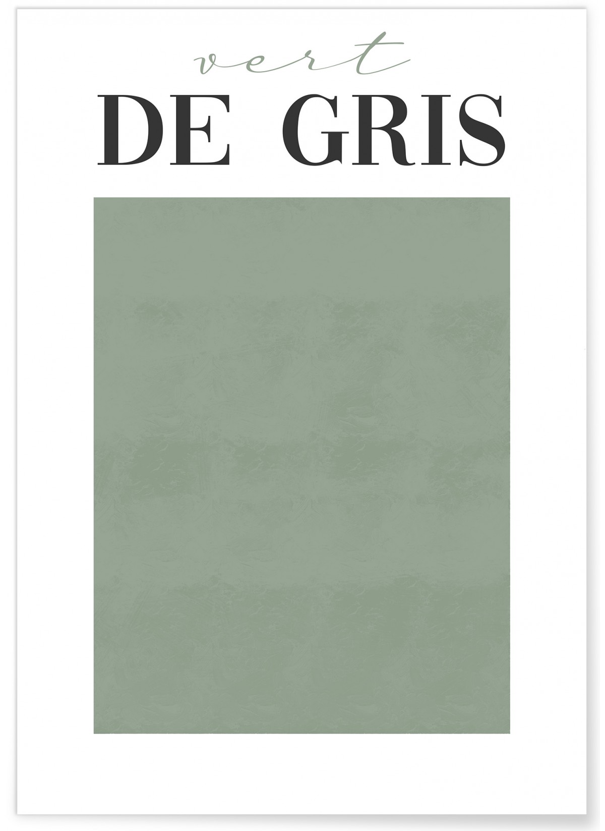 Affiche Vert de Gris, L'AFFICHERIE