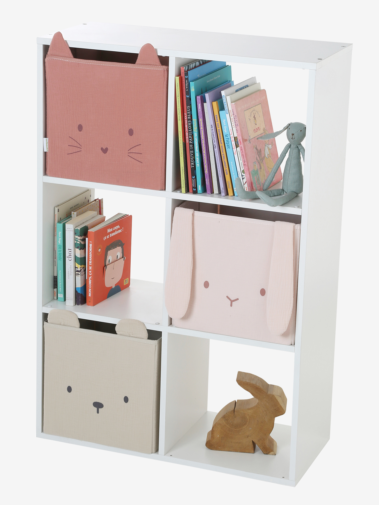 Meuble de rangement 6 cases, VERTBAUDET