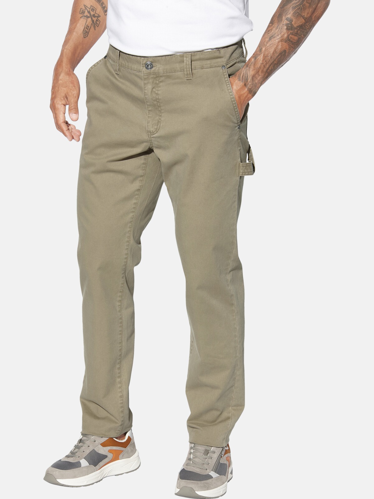 Pantalon taille basse HELVIK, JAN VANDERSTORM