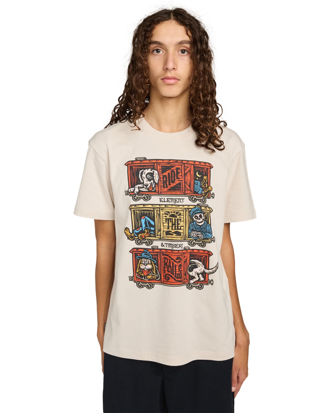 T-shirt à manches courtes TIMBER BOXCAR, ELEMENT