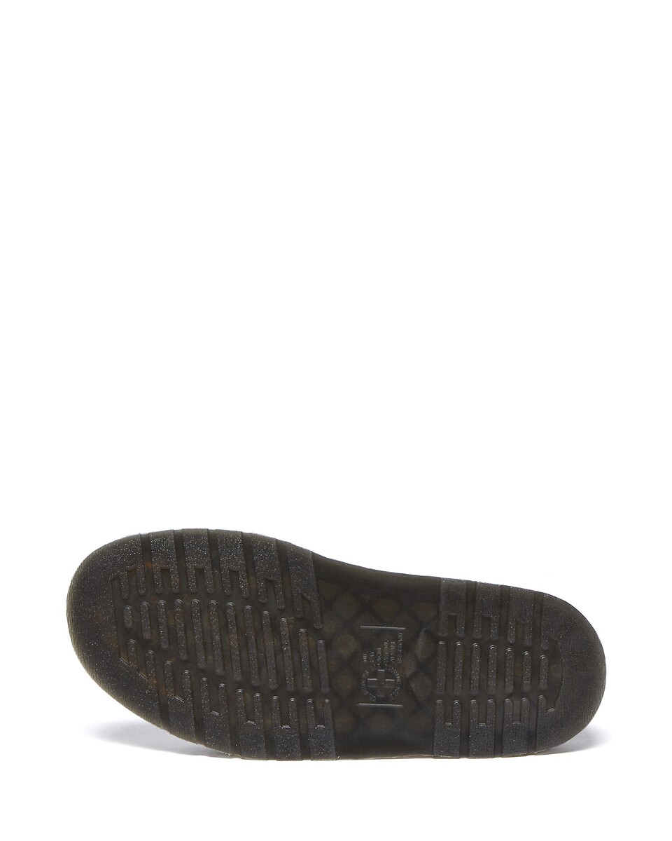 Dr. Martens Sandalias de piel Josef Slide Silver Metallic Tumble — foto 6