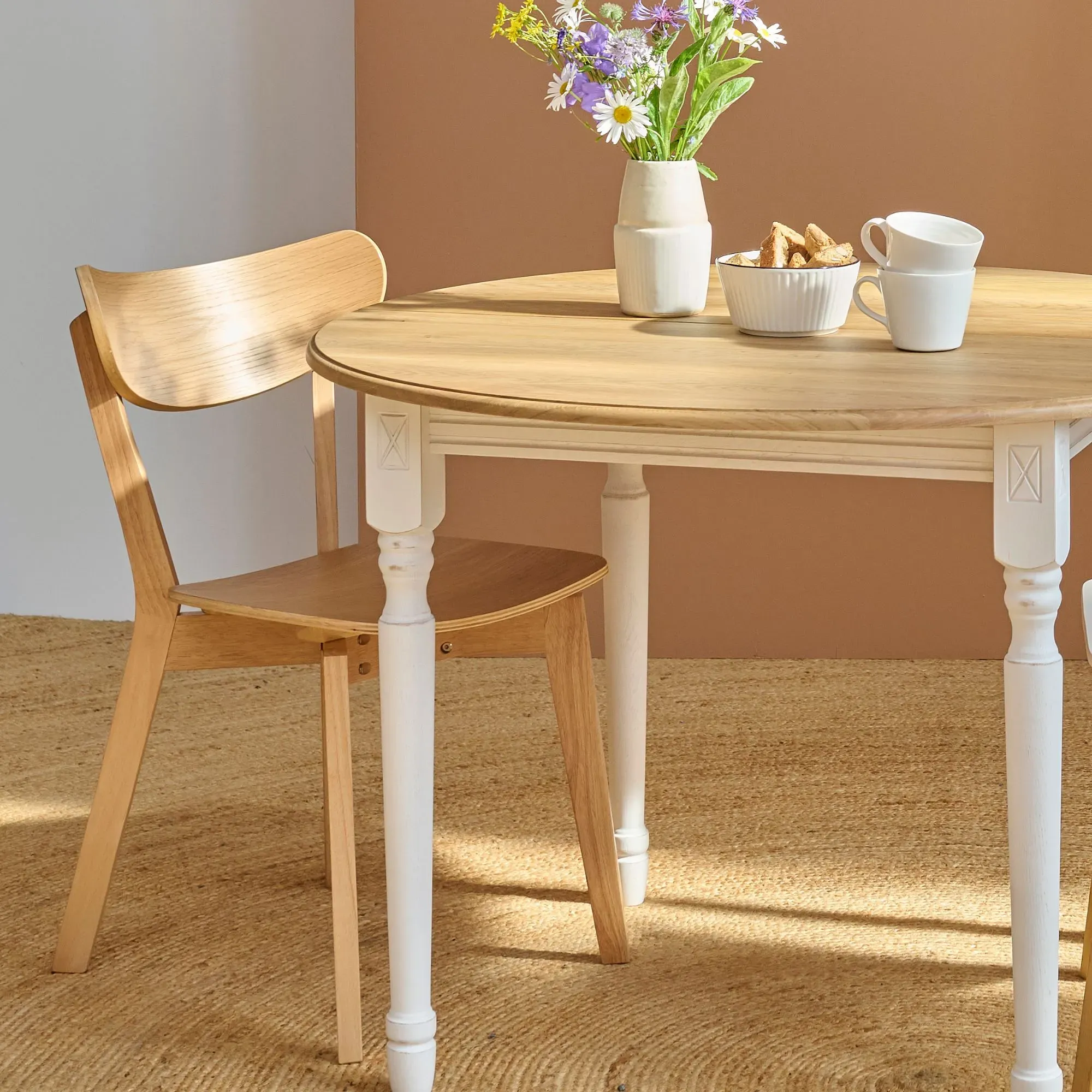 Chaise scandinave en bois (lot de 2) - LETA, HELLIN, DEPUIS 1862