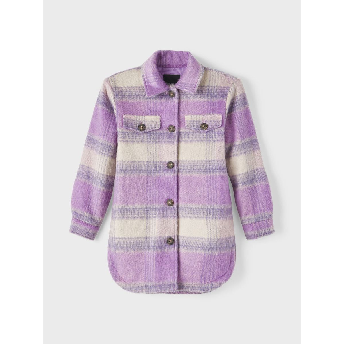 Veste a best sale carreau violet