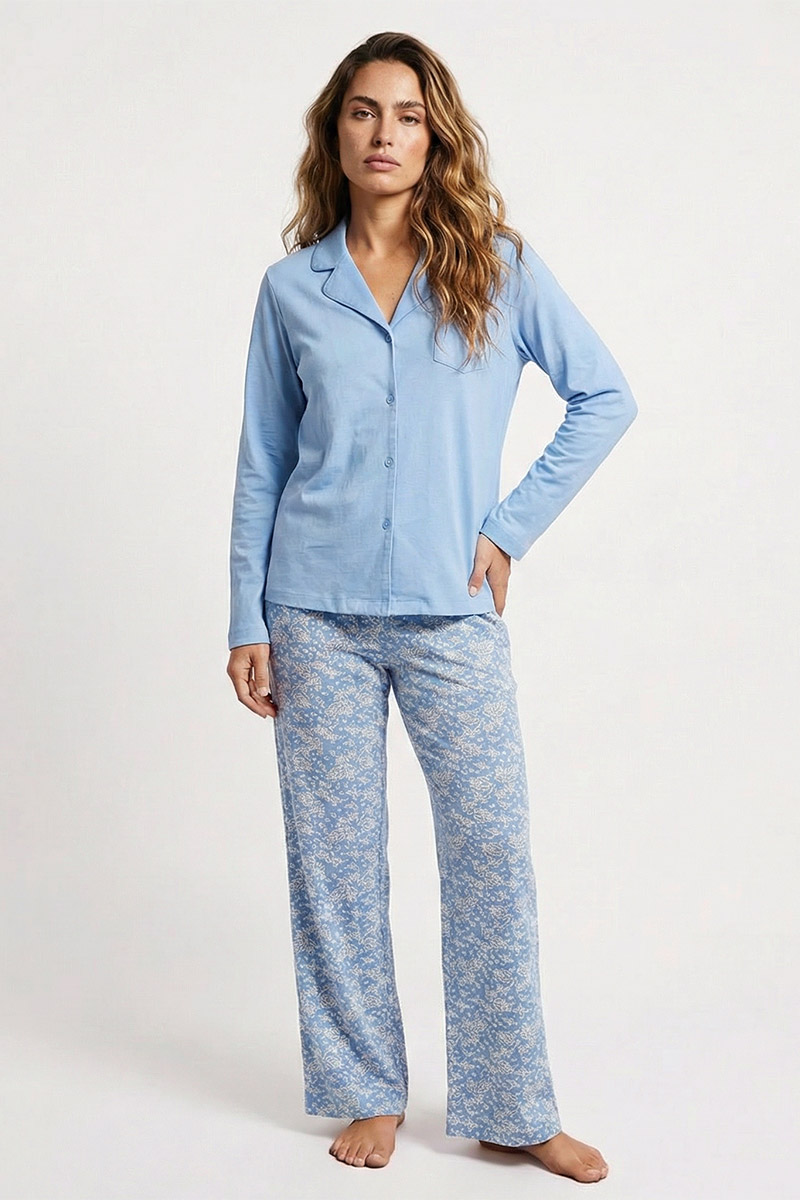Pyjama à motifs - coton, ARMOR-LUX