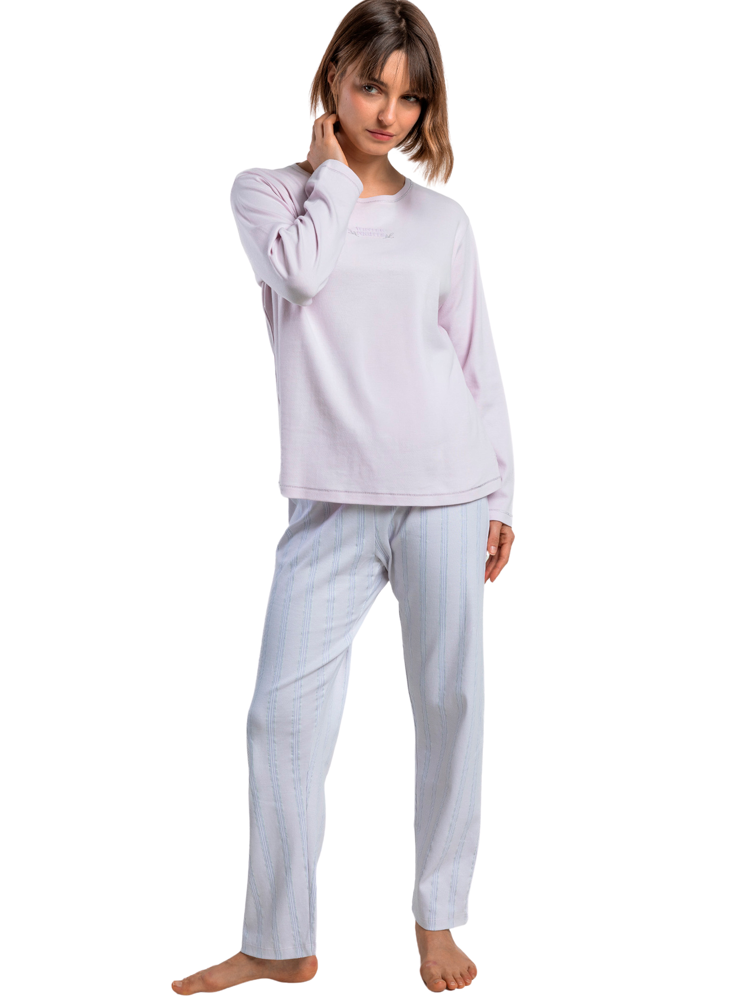 Pyjama pantalon top manches longues Winter Nights, ADMAS