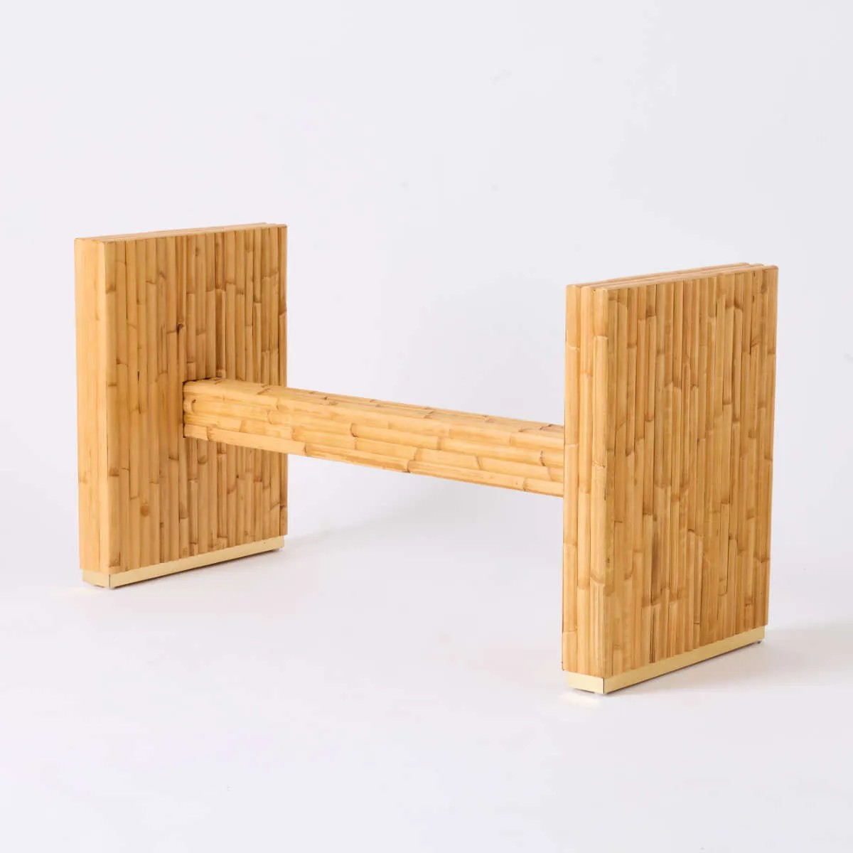 Pied de table rectangulaire en rotin RIVIERA, KOK