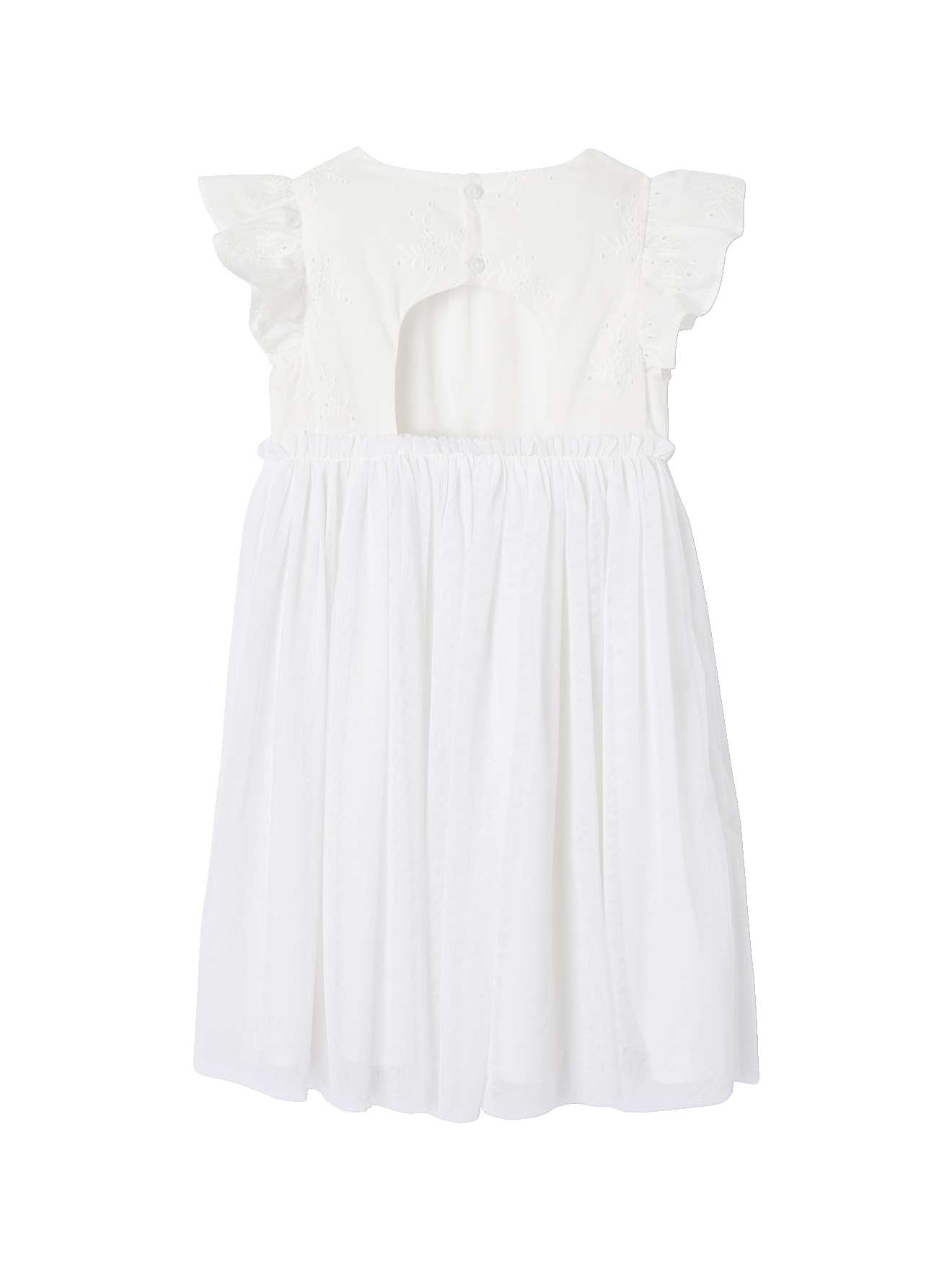 Ensemble naissance en broderie anglaise robe, culotte et bandeau écru Ensemble naissance en broderie anglaise robe, culotte et bandeau écru