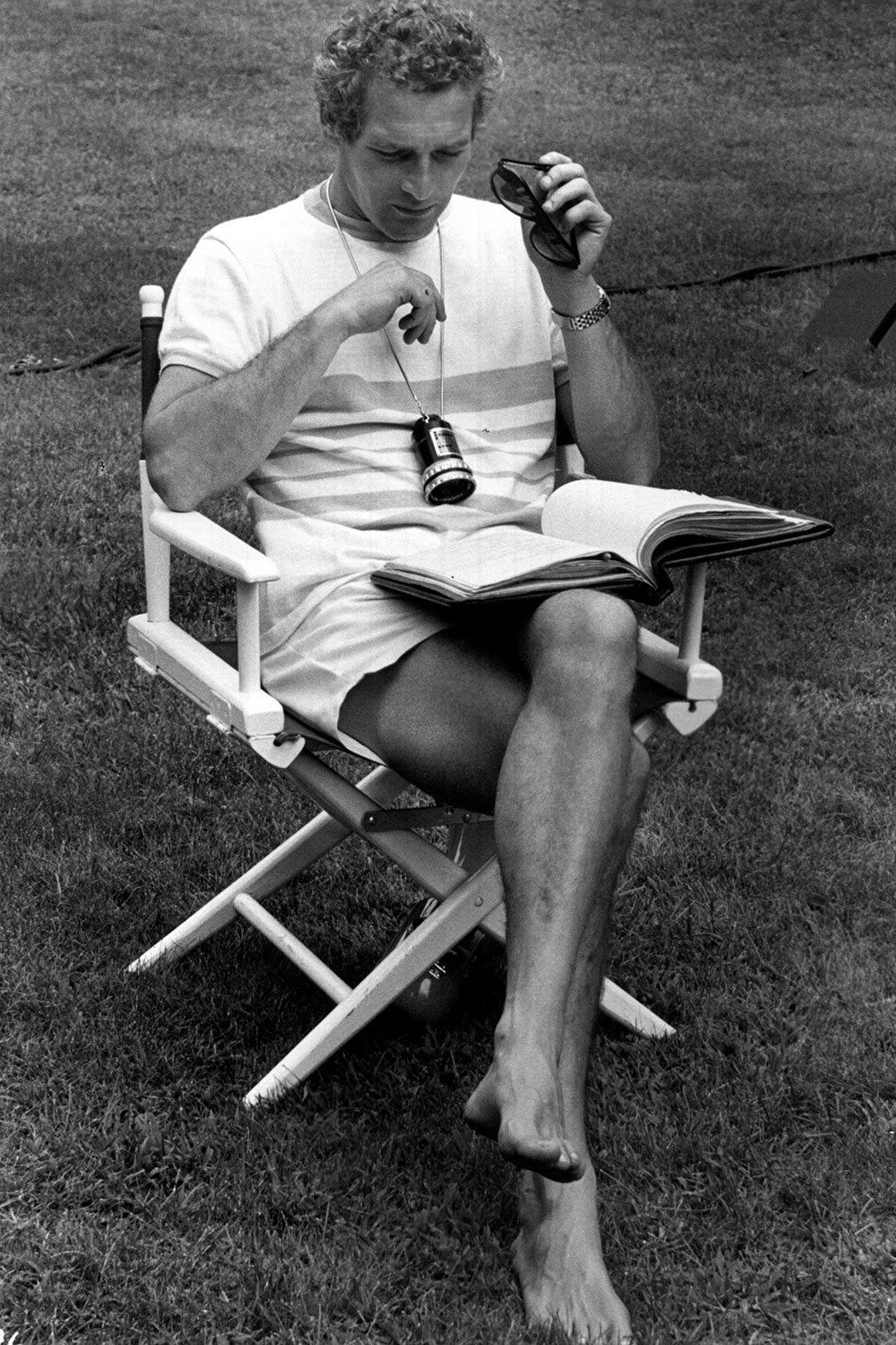 Photo célébrité Paul Newman relax, HEXOA