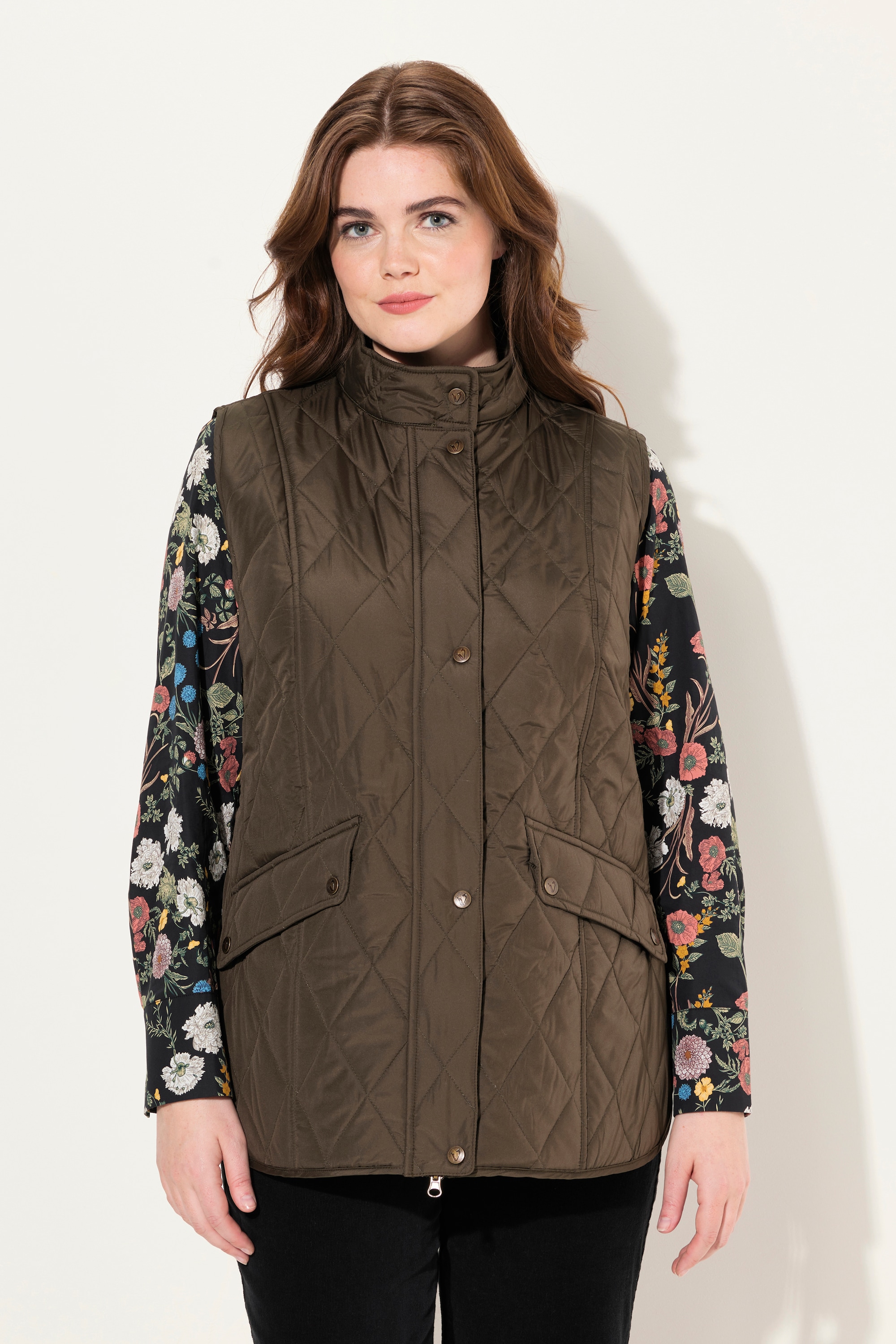 Gilet matelassé déperlant, doublure faisans, ULLA POPKEN