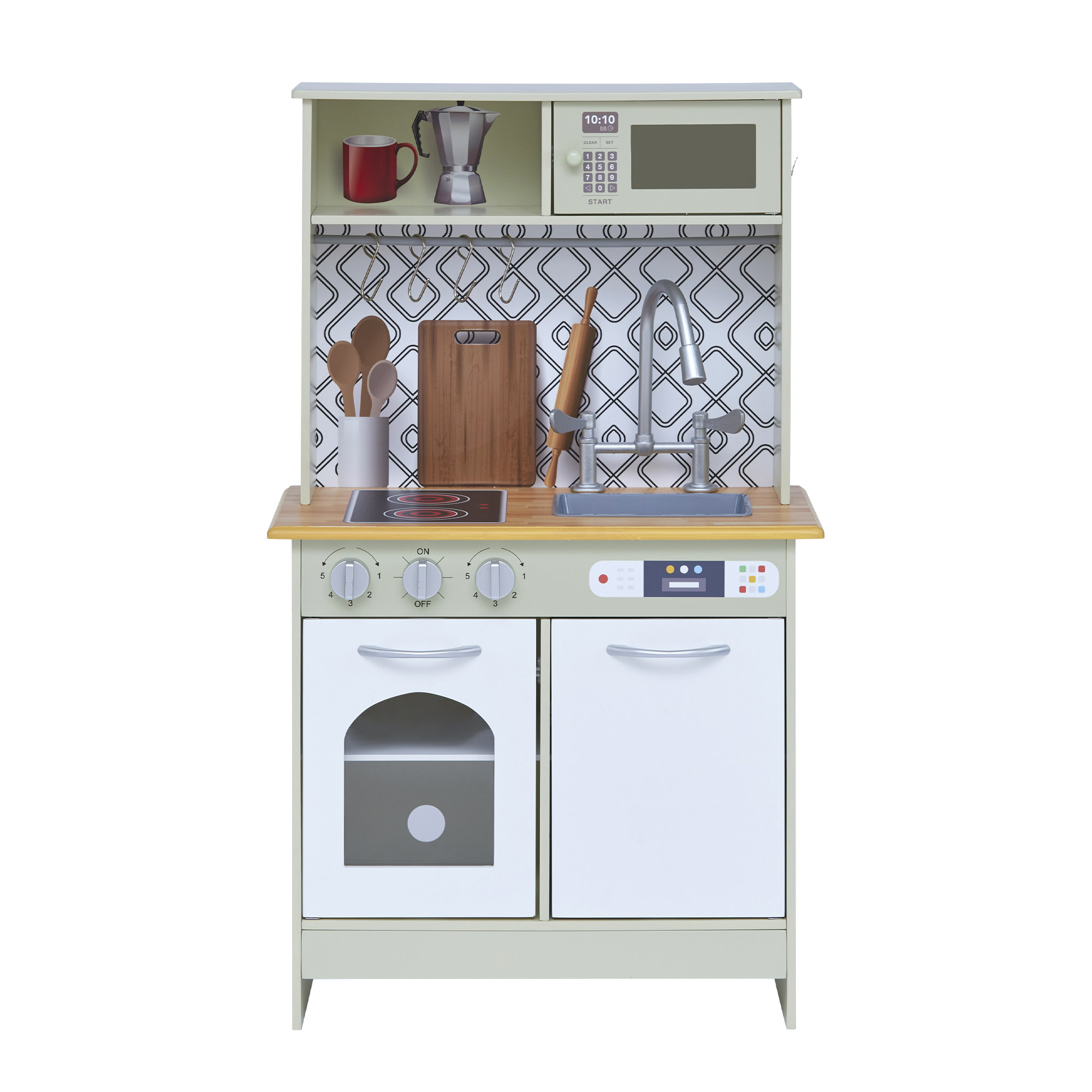 Jeu Cuisine Enfant Bois LITTLE CHEF, TEAMSON KIDS