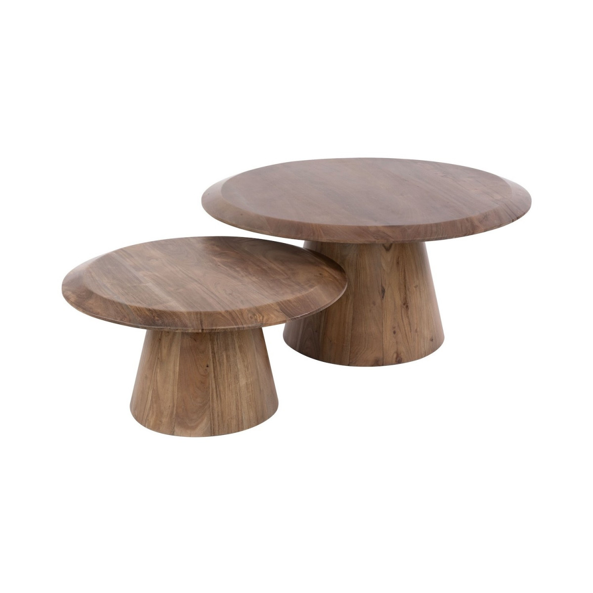 Tables basses gigognes en acacia massif - SOREN, MATHI DESIGN