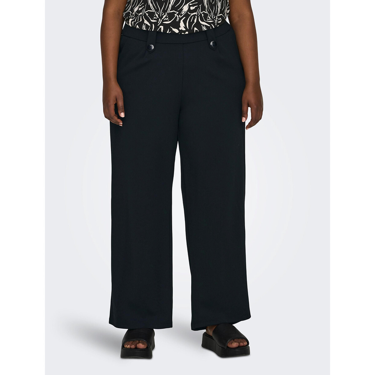 Pantalon large discount grande taille femme