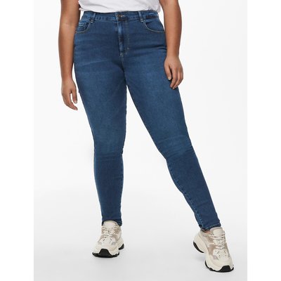 Jeans skinny de cintura subida, comprimento 30 ONLY CARMAKOMA