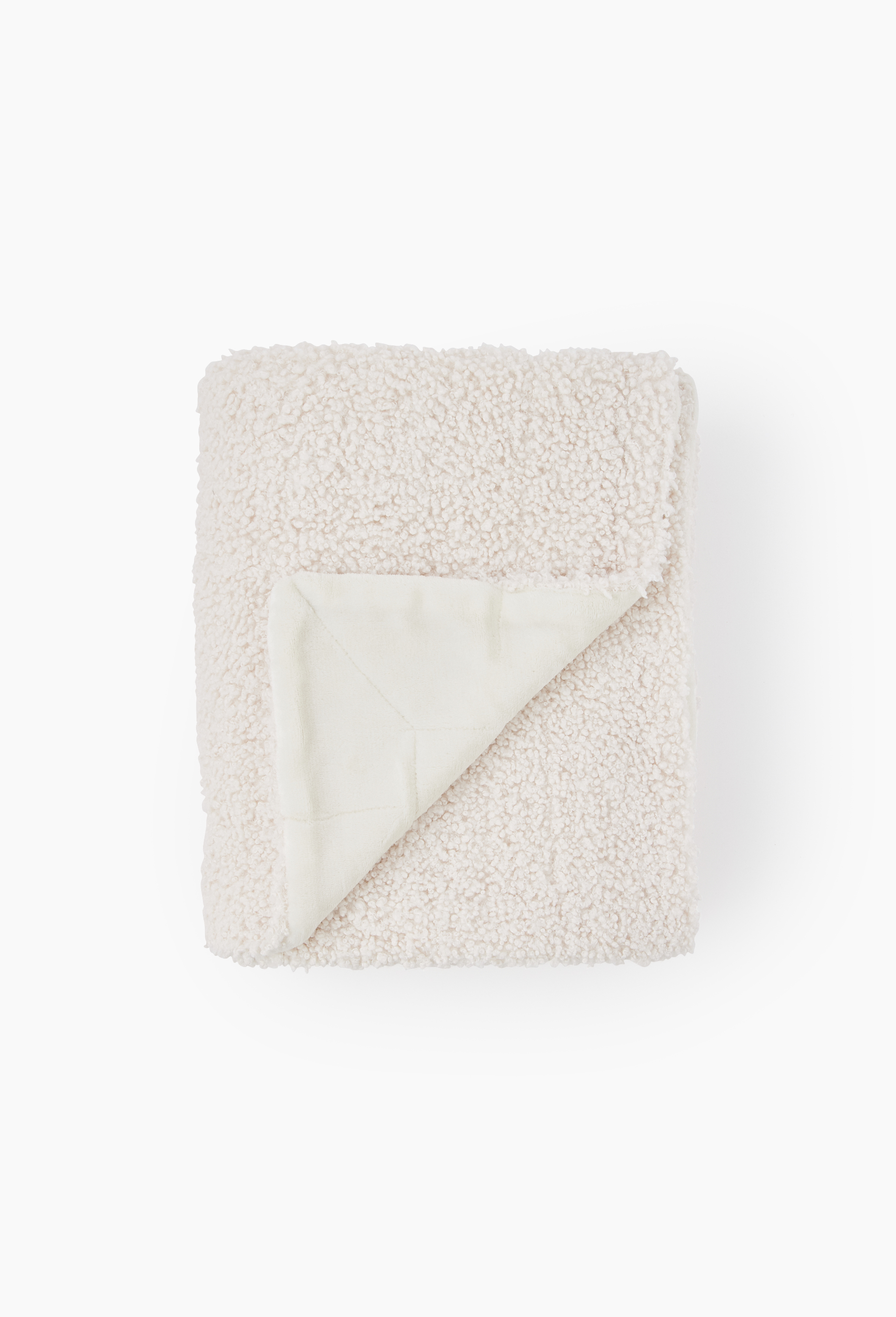 Plaid sherpa, 130x170cm, polyester, MONOPRIX MAISON