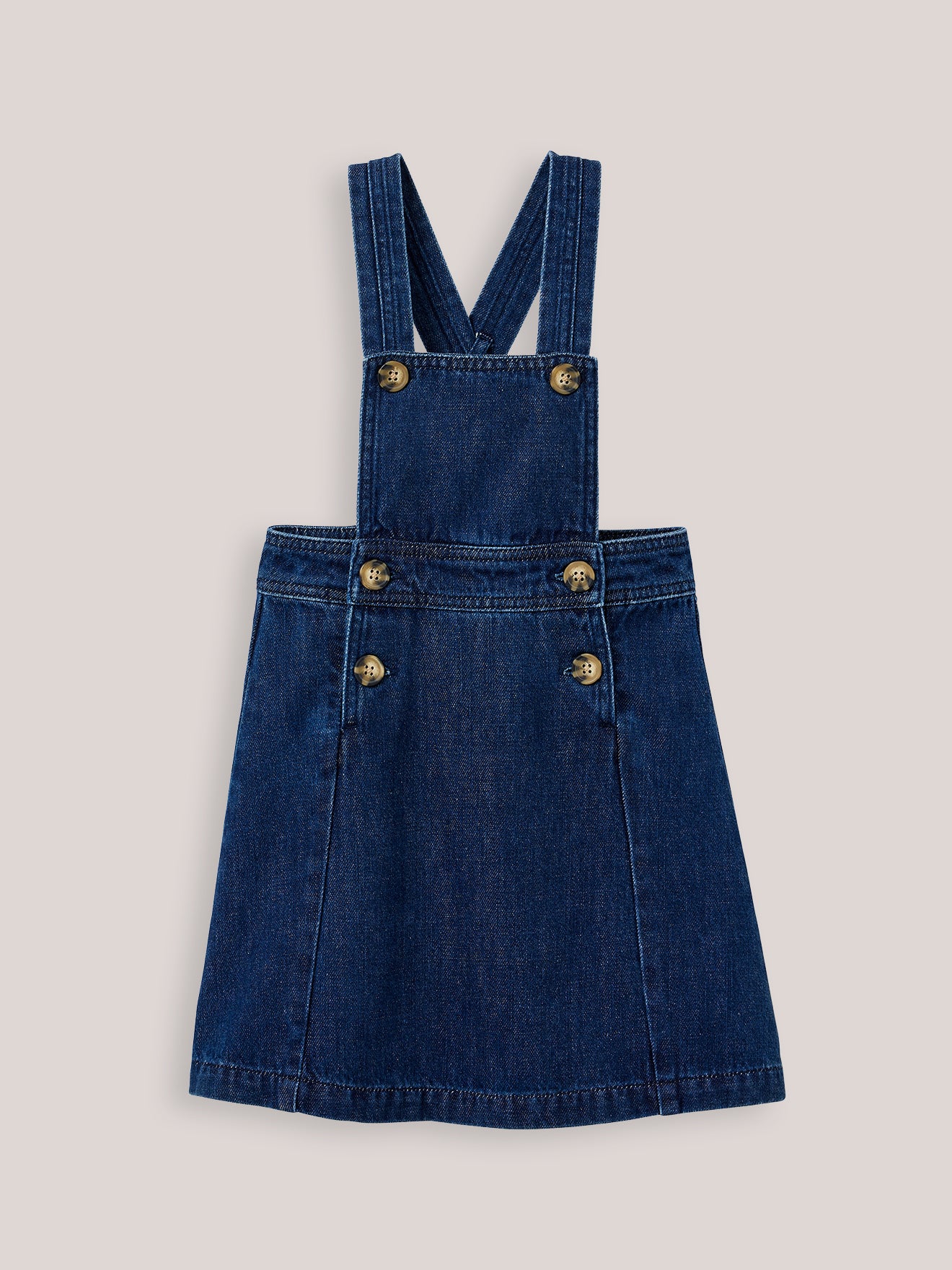 Robe tablier en denim, CYRILLUS