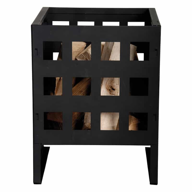 Brasero Carré en Métal Design Intemporel et Performant, ESSCHERT DESIGN