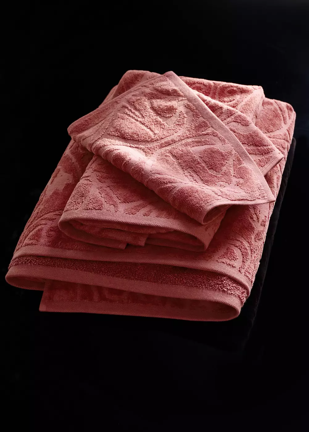 Serviette de bain en coton jacquard 90 × 150 cm, MANGO HOME
