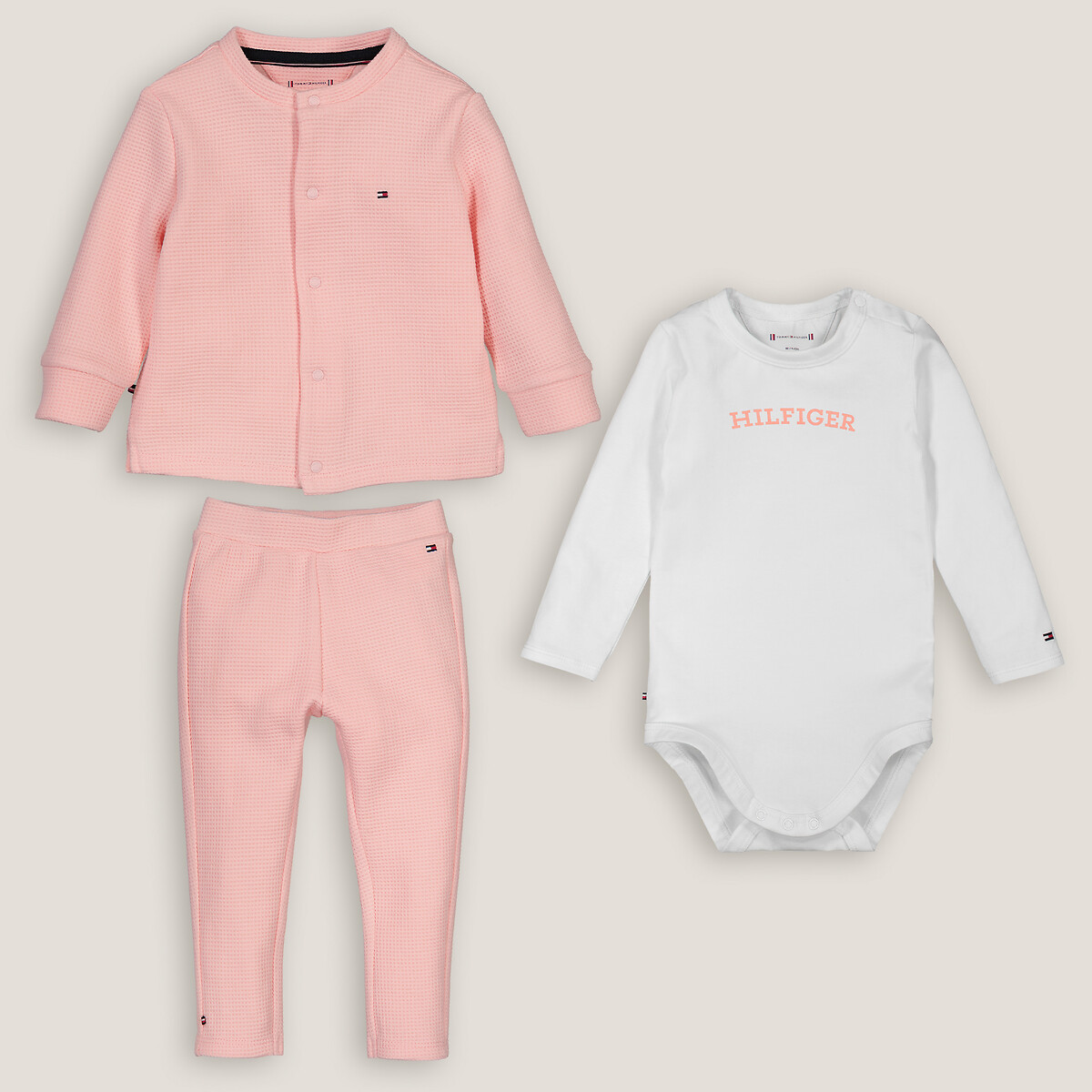 Image of Baby's 3-Piece Outfit in Cotton