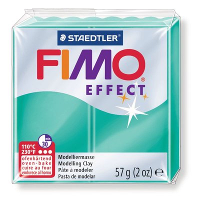 Fimo effect 57g vert translucide / 8020-504 FIMO