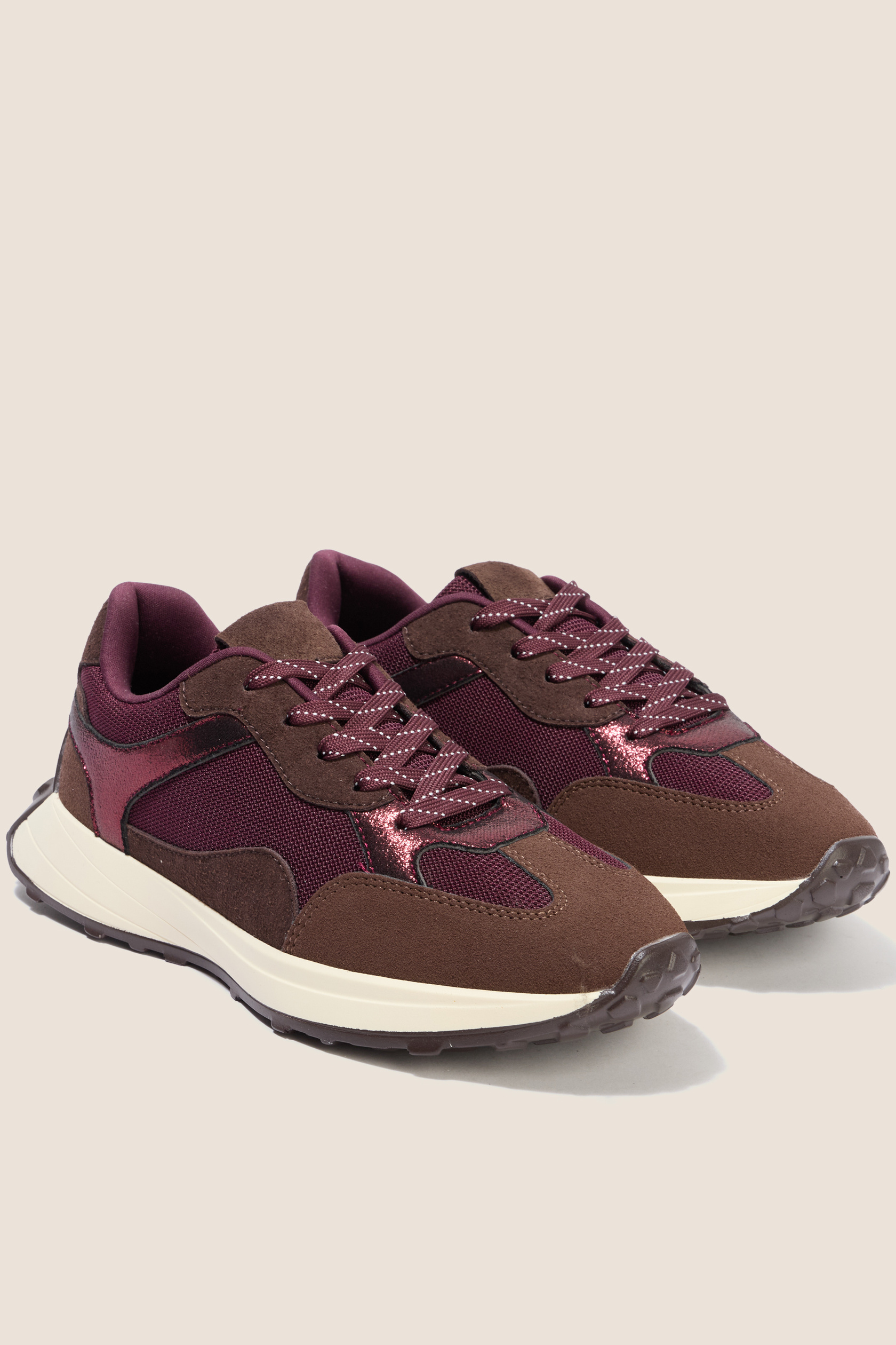 Basket semelle piquot aspect daim, BREAL