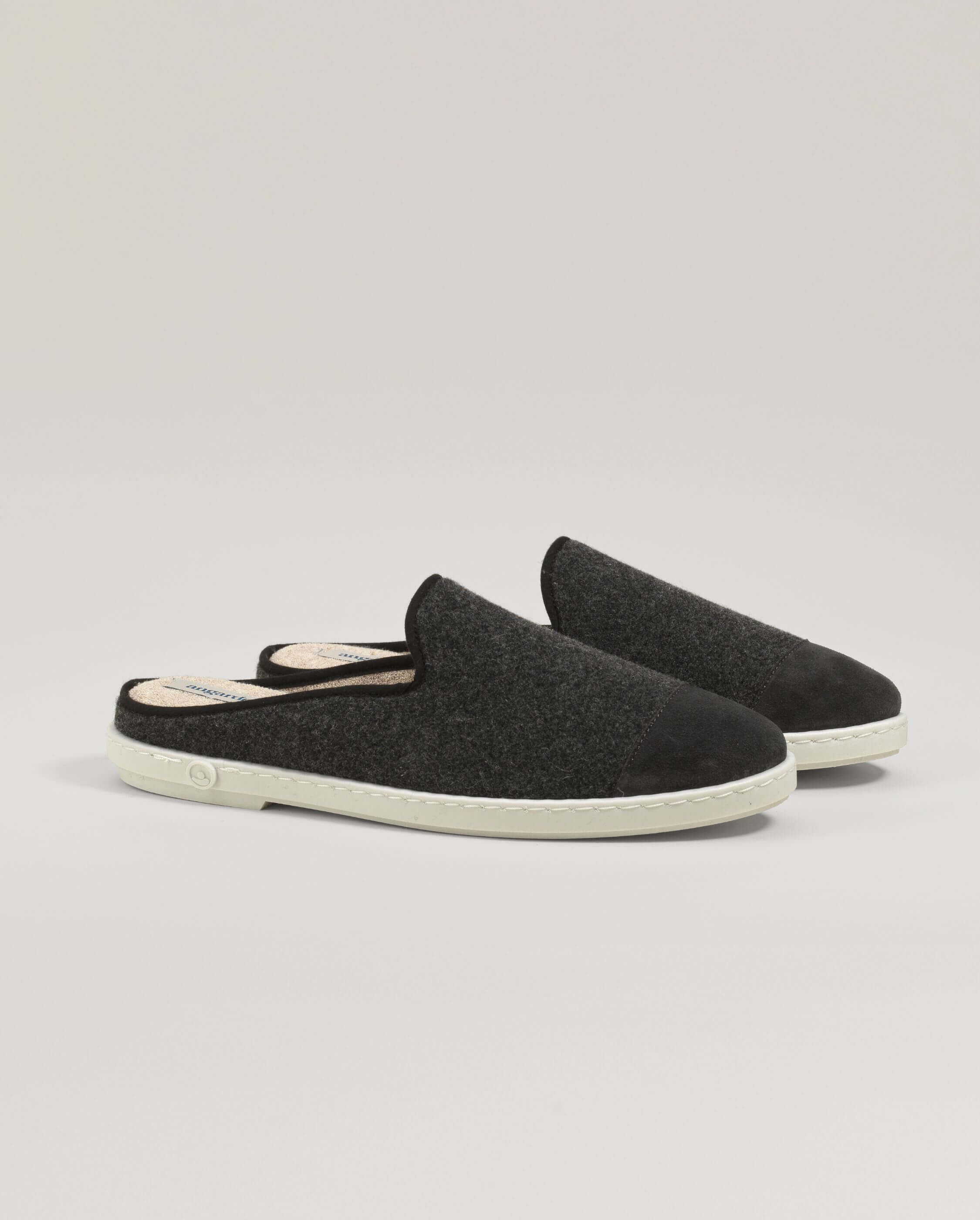 Mules en laine recyclée, ANGARDE
