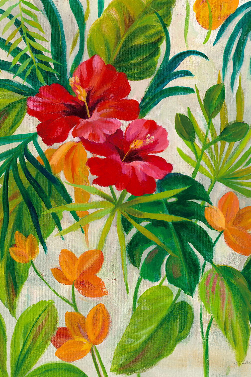 Tableau Jardin tropical, HEXOA