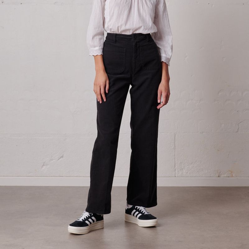 Pantalon velours gris femme La Redoute